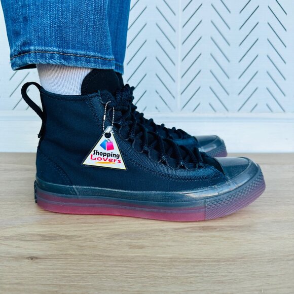 ⭐Converse Chuck Taylor All Star CX EXP2 Hi Women Shoes 8.5 Black Sneaker A08593C - Picture 3 of 12